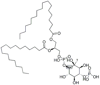 PHOSPHATIDYLINOSITOL 4-PHOSPHATE, [MYO-INOSITOL-2-3H] Struktur