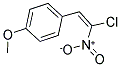 1-(2-CHLORO-2-NITROVINYL)-4-METHOXYBENZENE Struktur