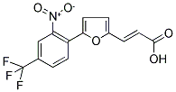 3-(5-[2-NITRO-4-(TRIFLUOROMETHYL)PHENYL]-2-FURYL)ACRYLIC ACID Struktur