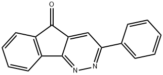 3-PHENYL-5H-INDENO[1,2-C]PYRIDAZIN-5-ONE Struktur