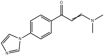 3-DIMETHYLAMINO-1-(4-IMIDAZOL-1-YL-PHENYL)-PROPENONE Struktur