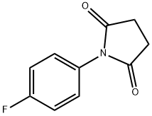 N-(4-FLUOROPHENYL)SUCCINIMIDE Struktur