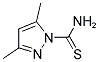 3,5-DIMETHYL-1H-PYRAZOLE-1-CARBOTHIOAMIDE Struktur