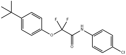 2-[4-(TERT-BUTYL)PHENOXY]-N-(4-CHLOROPHENYL)-2,2-DIFLUOROACETAMIDE Struktur