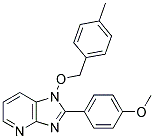 2-(4-METHOXYPHENYL)-1-[(4-METHYLBENZYL)OXY]-1H-IMIDAZO[4,5-B]PYRIDINE Struktur