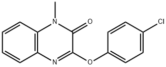 3-(4-CHLOROPHENOXY)-1-METHYL-2(1H)-QUINOXALINONE Struktur