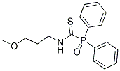 N-(3-METHOXYPROPYL)(OXO)DIPHENYLPHOSPHORANECARBOTHIOAMIDE Struktur