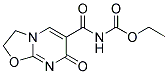 ETHYL N-[(7-OXO-2,3-DIHYDRO-7H-[1,3]OXAZOLO[3,2-A]PYRIMIDIN-6-YL)CARBONYL]CARBAMATE Struktur