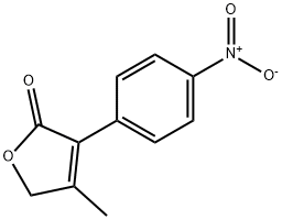 4-METHYL-3-(4-NITROPHENYL)-2(5H)-FURANONE Struktur