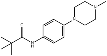 2,2-DIMETHYL-N-[4-(4-METHYLPIPERAZINO)PHENYL]PROPANAMIDE Struktur