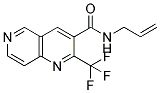 N-ALLYL-2-(TRIFLUOROMETHYL)-1,6-NAPHTHYRIDINE-3-CARBOXAMIDE Struktur