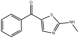 [2-(METHYLAMINO)-1,3-THIAZOL-5-YL](PHENYL)METHANONE Struktur