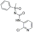 N-(2-CHLORO-3-PYRIDYL)-N'-(1-METHYL-1-OXO-1-PHENYL-LAMBDA6-SULFANYLIDENE)UREA Struktur