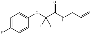 N-ALLYL-2,2-DIFLUORO-2-(4-FLUORO-PHENOXY)-ACETAMIDE Struktur