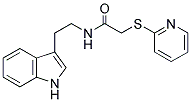 N-(2-INDOL-3-YLETHYL)-2-(2-PYRIDYLTHIO)ETHANAMIDE Struktur