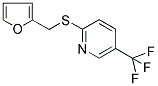 2-[(2-FURYLMETHYL)THIO]-5-(TRIFLUOROMETHYL)PYRIDINE Struktur