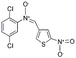 (2,5-DICHLOROPHENYL)[(5-NITRO-3-THIENYL)METHYLIDENE]AMMONIUMOLATE Struktur