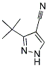 3-(TERT-BUTYL)PYRAZOLE-4-CARBONITRILE Struktur