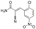 3-(2-CHLORO-5-NITROPHENYL)-2-CYANOACRYLAMIDE Struktur