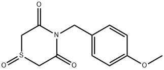 4-(4-METHOXYBENZYL)-1LAMBDA4,4-THIAZINANE-1,3,5-TRIONE Struktur