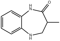 3-METHYL-1,3,4,5-TETRAHYDRO-BENZO[B][1,4]DIAZEPIN-2-ONE Struktur