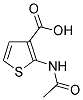 2-(ACETYLAMINO)-3-THIOPHENECARBOXYLIC ACID Struktur