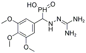 [2-(DIAMINOMETHYLIDENE)HYDRAZINO](3,4,5-TRIMETHOXYPHENYL)METHYLPHOSPHINIC ACID Struktur