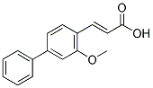 3-(3-METHOXY[1,1'-BIPHENYL]-4-YL)ACRYLIC ACID Struktur