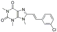 8-(3-CHLOROSTYRYL)CAFFEINE Struktur