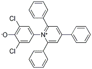 2,6-DICHLORO-4-(2,4,6-TRIPHENYL-1-PYRIDINIO)PHENOLATE Struktur