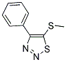 5-(METHYLSULFANYL)-4-PHENYL-1,2,3-THIADIAZOLE Struktur