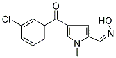 4-(3-CHLOROBENZOYL)-1-METHYL-1H-PYRROLE-2-CARBALDEHYDE OXIME Struktur