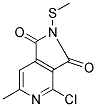 4-CHLORO-6-METHYL-2-(METHYLTHIO)-2,3-DIHYDRO-1H-PYRROLO[3,4-C]PYRIDINE-1,3-DIONE Struktur