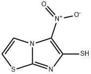 5-NITROIMIDAZO[2,1-B][1,3]THIAZOL-6-YLHYDROSULFIDE Struktur