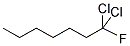 1,1-DICHLORO-1-FLUOROHEPTANE Struktur