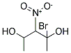 2-BROMO-3-NITROPENTANE-2,4-DIOL Struktur