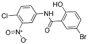 N1-(4-CHLORO-3-NITROPHENYL)-5-BROMO-2-HYDROXYBENZAMIDE Struktur