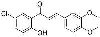 1-(5-CHLORO-2-HYDROXYPHENYL)-3-(2,3-DIHYDRO-1,4-BENZODIOXIN-6-YL)PROP-2-EN-1-ONE Struktur