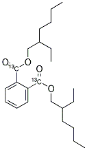 BIS(2-ETHYLHEXYL) PHTHALATE (CARBOXYL-13C1) Struktur