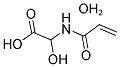 2-ACRYLAMIDOGLYCOLIC ACID MONOHYDRATE Struktur