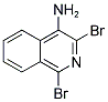 1,3-DIBROMOISOQUINOLIN-4-YLAMINE Struktur