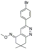 AZA(3-(4-BROMOPHENYL)-7,7-DIMETHYL(6,7,8-TRIHYDROCINNOLIN-5-YLIDENE))METHOXYMETHANE Struktur