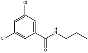 3,5-DICHLORO-N-PROPYLBENZENECARBOXAMIDE Struktur