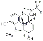 MORPHINE H2O (N-METHYL-D3) Struktur