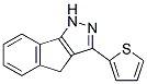 2-INDENO[2,3-D]PYRAZOL-3-YLTHIOPHENE Struktur