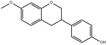 4'-HYDROXY-7-METHOXYISOFLAVAN Struktur