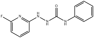 2-(6-FLUORO-2-PYRIDINYL)-N-PHENYL-1-HYDRAZINECARBOXAMIDE Struktur