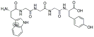 H-TRP-GLY-GLY-GLY-TYR-OH Struktur