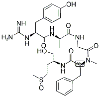 GUANYL-TYR-D-ALA-GLY-N-ME-PHE-METHIONIN(O)-OL Struktur