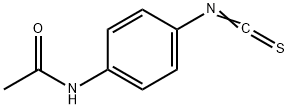 N-(4-ISOTHIOCYANATO-PHENYL)-ACETAMIDE Struktur